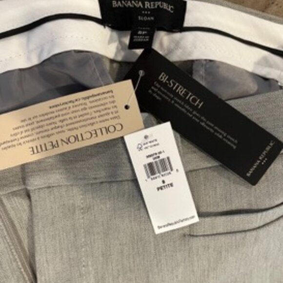 Banana Republic Factory Sloan Slim Pant. 8P Grey - Picture 4 of 9